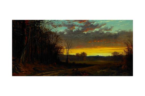 Twilight In The Wilderness 1865 Premium Giclee Print By Alfred Twilight In The Wilderness 1865
