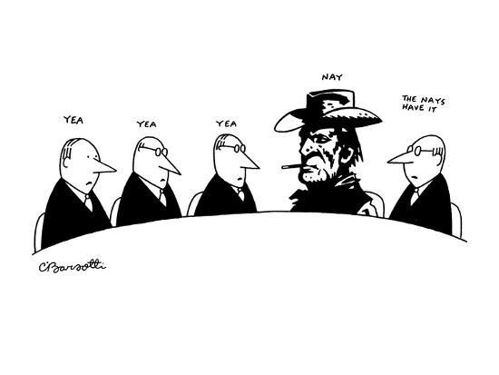 five men in business meeting four of which are in suits the other