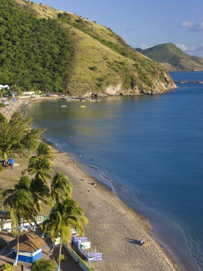 Elevated View Over Frigate Bay Beach St Kitts Elevated View Over Frigate Bay Beach St Kitts Leeward Islands West Ins
