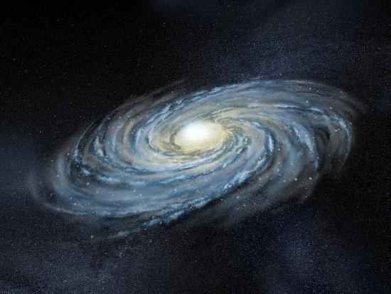 milky way galaxy artwork photographic print by henning dalhoff at