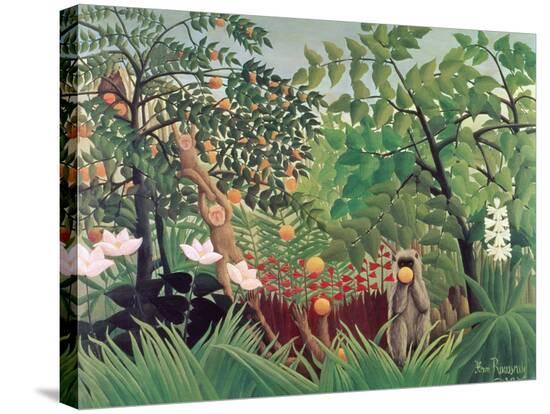 exotic landscape 1910 giclee print by henri rousseau at