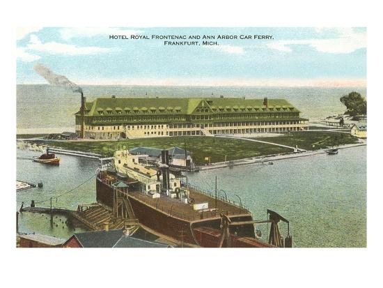 Hotel Royal Frontenac Frankfort Michigan Art Print At Hotel Royal Frontenac Frankfort Michigan
