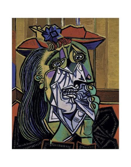 Weeping Woman, 1937 Art Print by Pablo Picasso at Art.co.uk