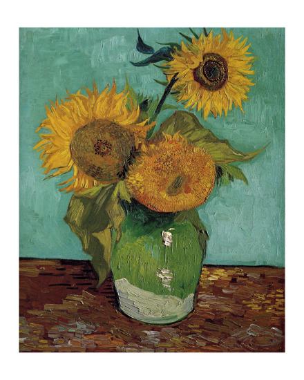 Sunflowers, First Version Art Print by Vincent van Gogh at ...