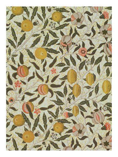 Fruit Or Pomegranate Wallpaper Design Giclee Print By William Morris Fruit Or Pomegranate Wallpaper Design